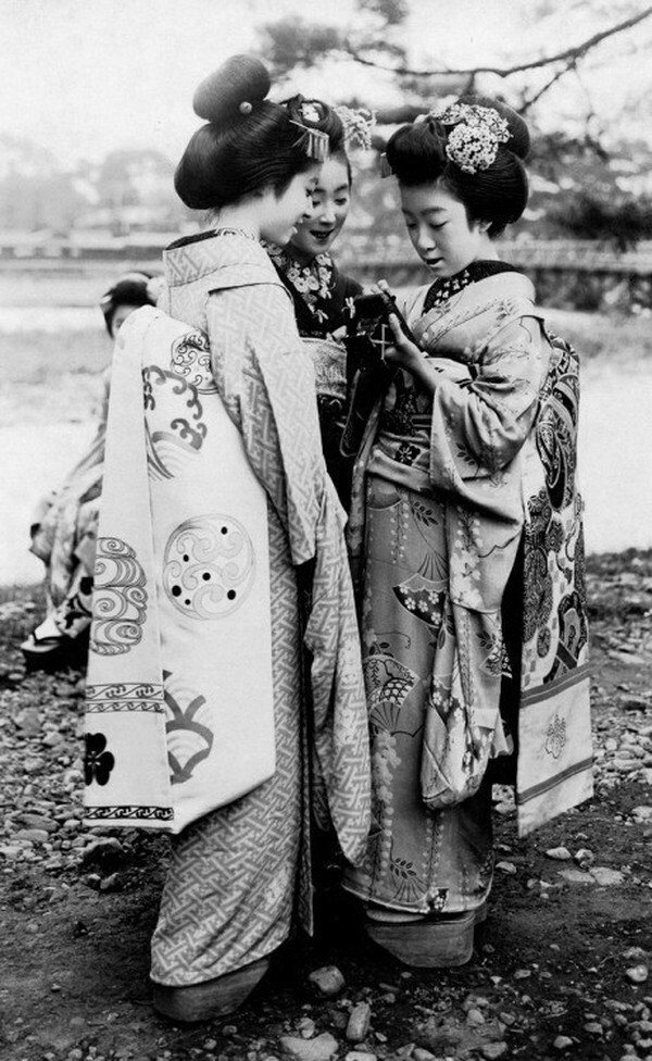 Гейши. Япония. 1920-е