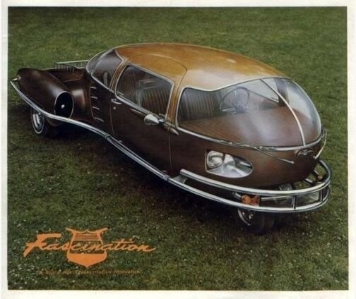 Fascination Car 1955, изобретен Paul M. Lewis, фирма Highway Aircraft Corporation.