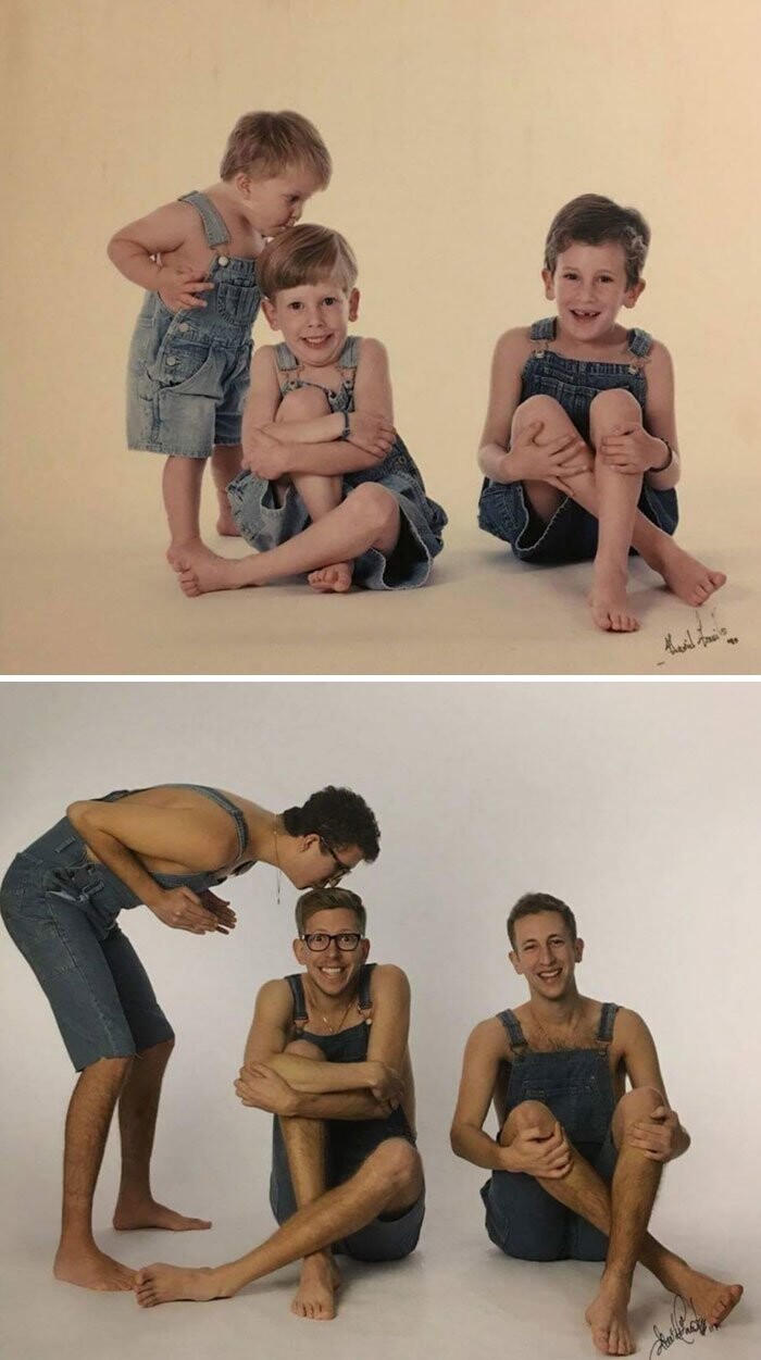 20 лет спустя у того же фотографа 