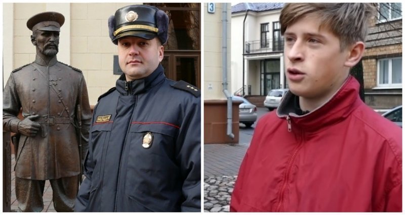 Белорусского подростка заставили извиниться перед памятником за пощёчину