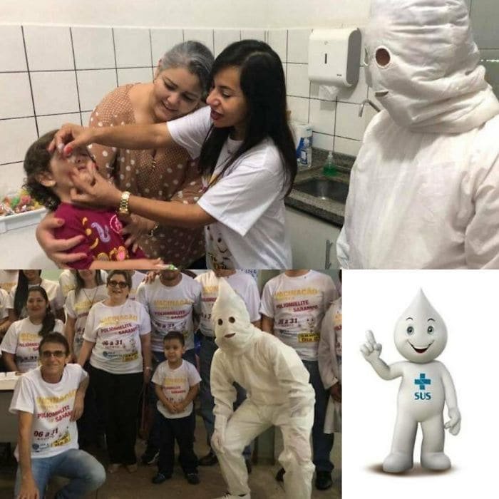 Бразильский талисман прививки похож члена Ку-клус-клана