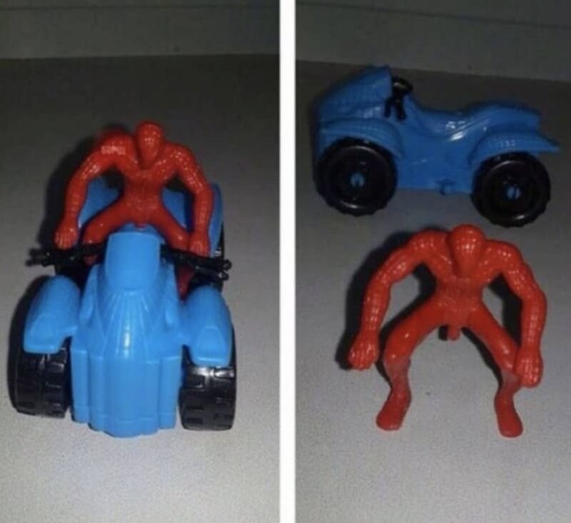 Человек-паук, который чересчур сильно любит свой мотоцикл
