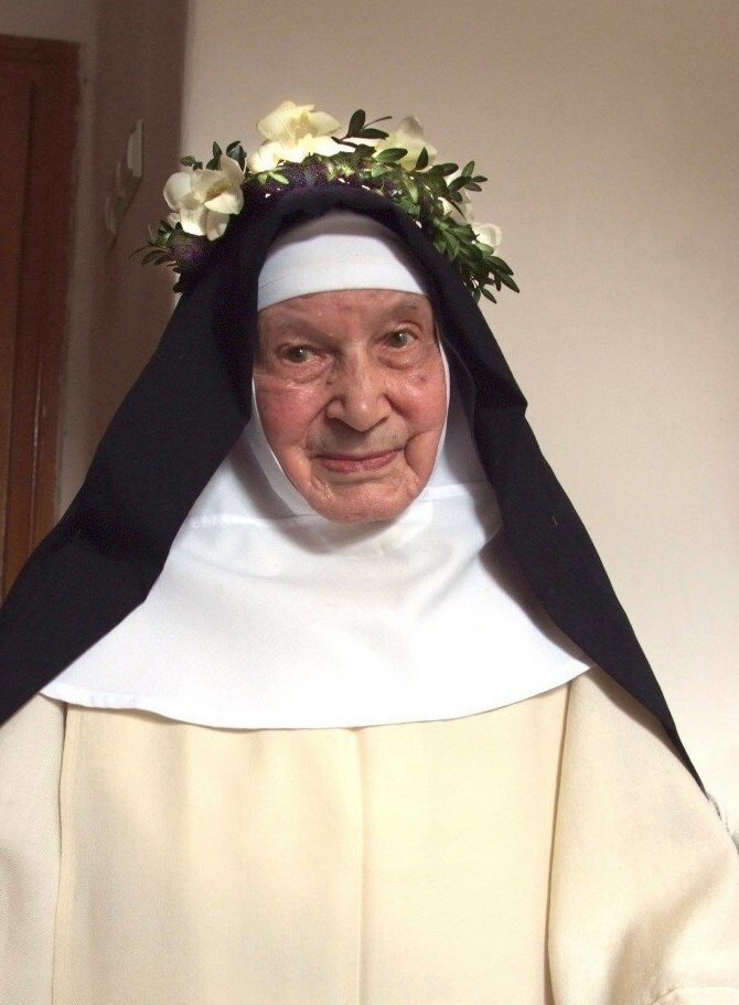 В возрасте 110 лет скончалась самая старая монахиня в мире
