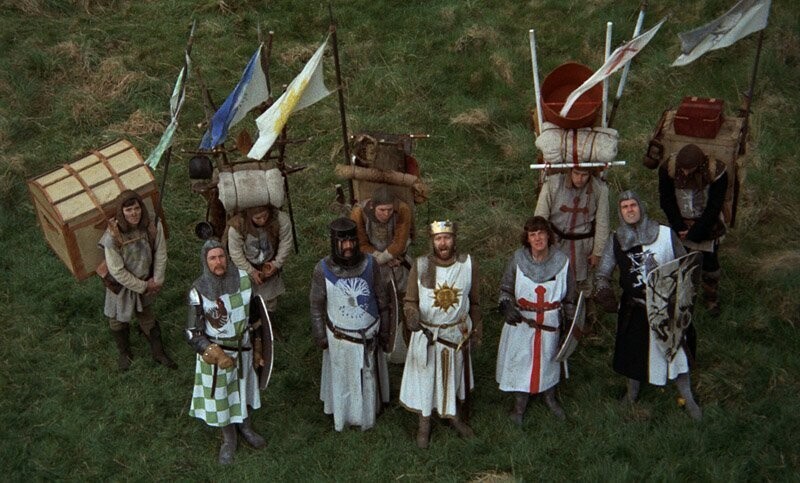 "Монти Пайтон и священный Грааль"   (Monty Python and the Holy Grail)  1975 Великобритания 