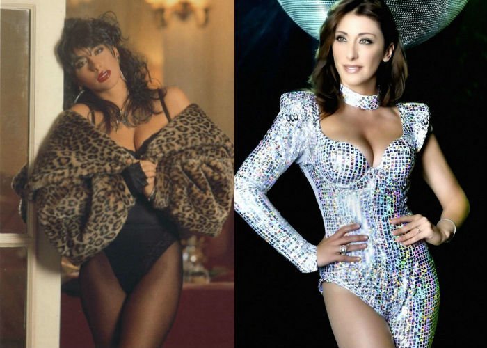Сабрина Салерно — как выглядела известная итальянская певица 25-30 лет назад и сейчас