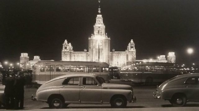 Здание МГУ, 1956 год, Москва 