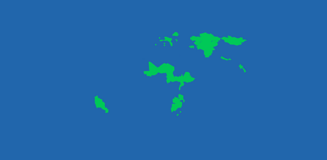Как выглядела бы карта мира, в котором существовали страны без выхода к морю