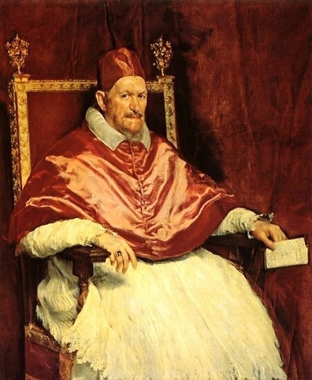 Демонический папа Иннокентий и его донна Олимпия 