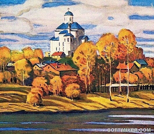 Осень. Свирская церковь