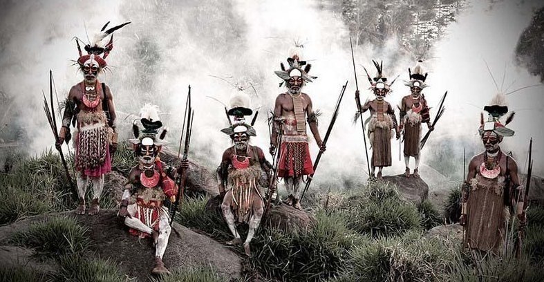 Племя из Уэстерн-Хайлендс, Папуа Новая Гвинея