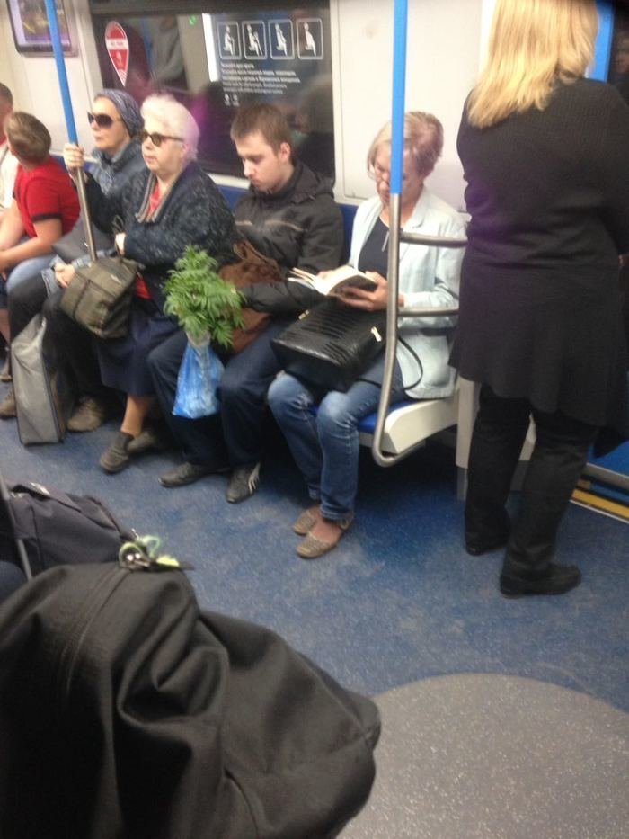 Московский метрополитен - это такая штука, где увидеть можно абсолютно все...