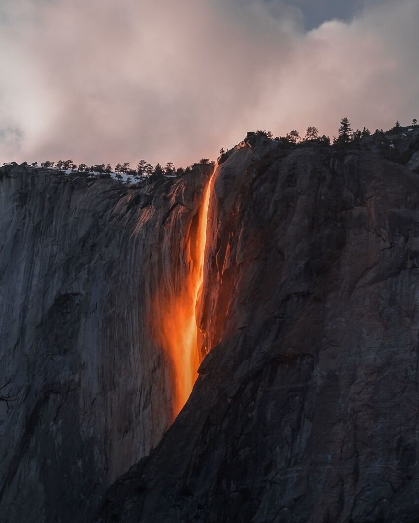 "Огнепад в долине Йосемити", Сара Бети