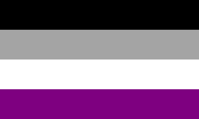 Флаг асексуалов. Те, которым секс для жизни не требуется