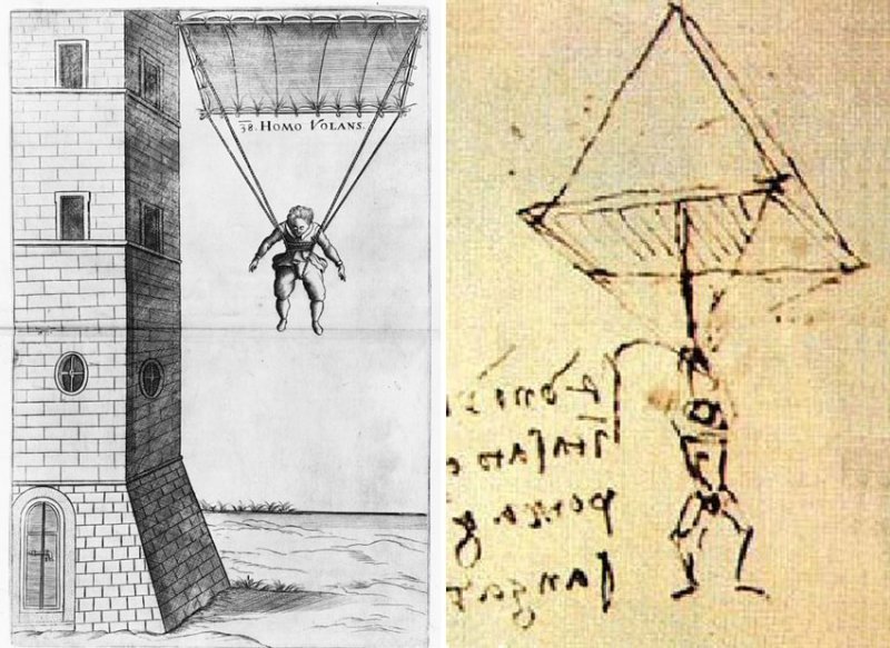 Как появился парашют