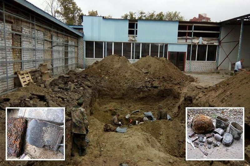В Волгограде ремонтники нашли массовое немецкое захоронение