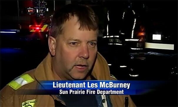 Лейтенант МакБерни ("Горелый") из пожарного департамента