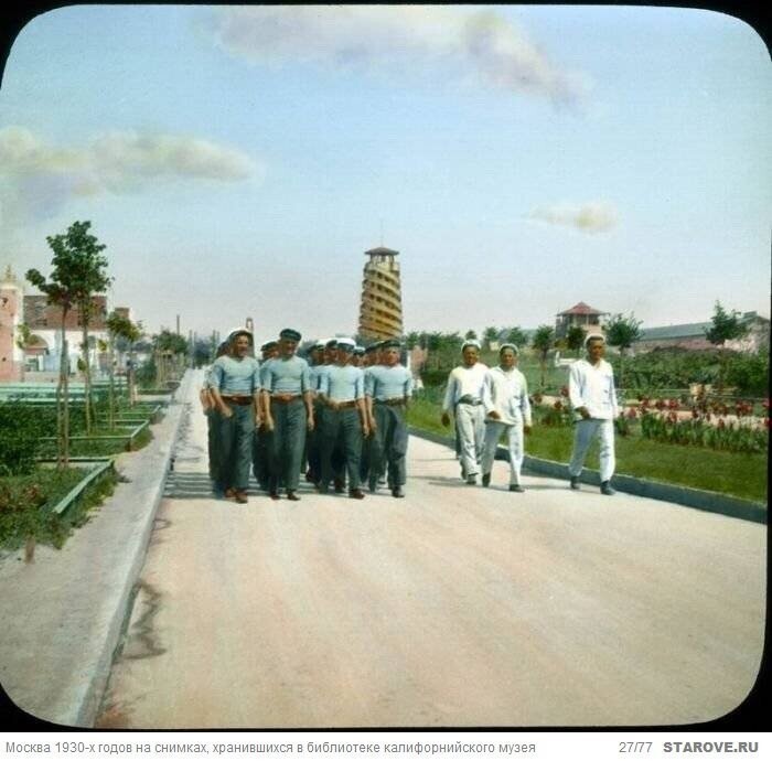 Уникальные цветные фото Москвы 1930-х годов