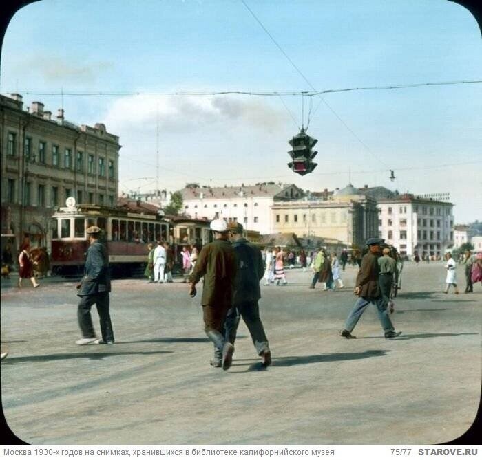 Уникальные цветные фото Москвы 1930-х годов . Часть 2
