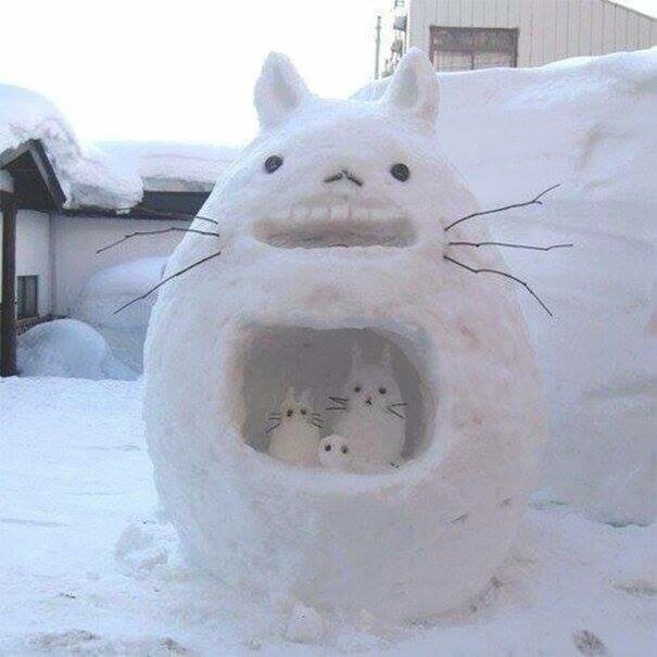 Японские снеговички