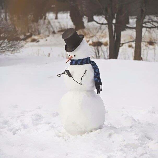 Даже у снеговика должен быть смартфон