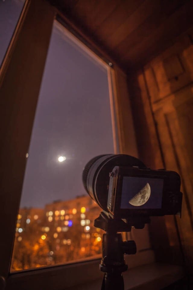 Луна в объективе
