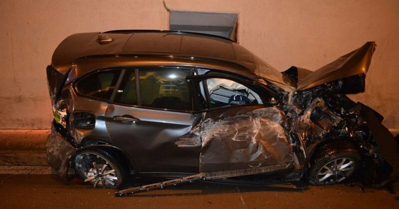 В Словакии водитель совершил эффектный пируэт и даже не пострадал