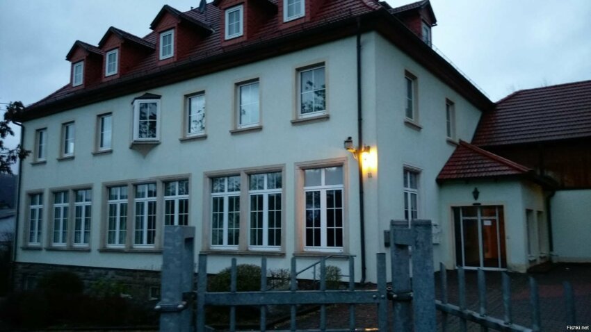 Старый друг прислал фото городка в Тюрингии, где мы когда-то давно жили с мужем