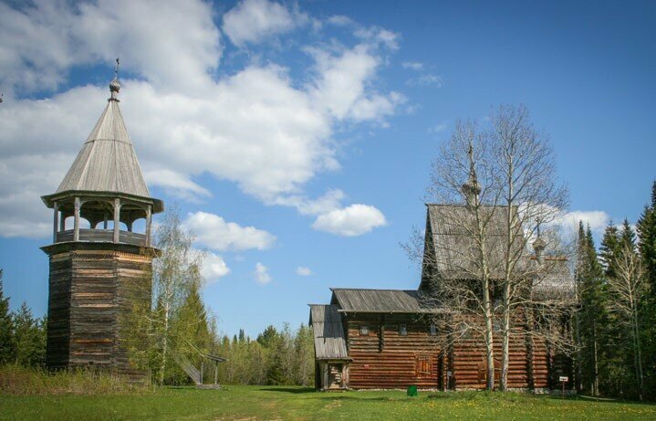 В музее «Хохловка» можно познакомиться с традициями русского деревянного зодчества.