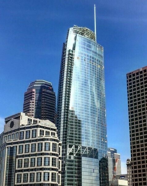 Сравнение небоскрёбов Москвы (Россия) и Лос-Анджелеса (США)