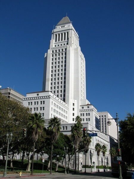 Сравнение небоскрёбов Москвы (Россия) и Лос-Анджелеса (США)