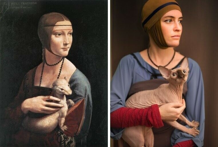 Леонардо да Винчи, «Дама с горностаем»