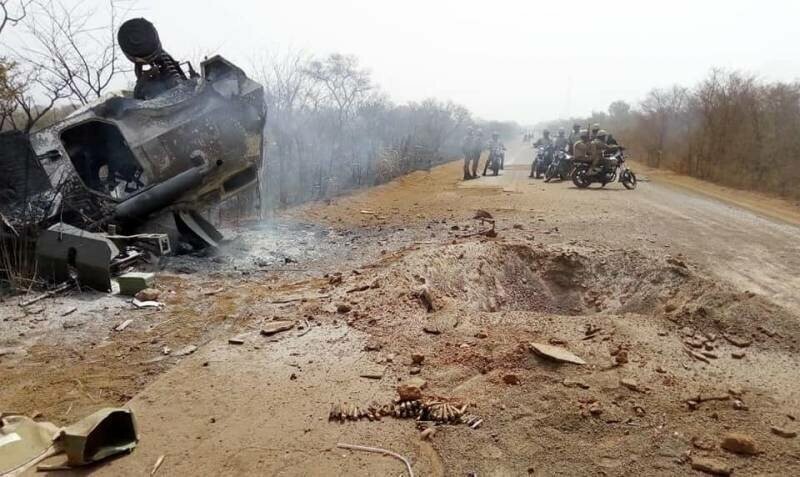 Турецкая «Кобра» не выдержала взрыва СВУ