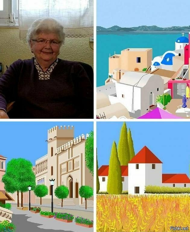 87-летняя женщина создает эти рисунки в paint