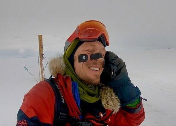 Американец  стал первым человеком, которому в одиночку удалось пересечь Антарктиду