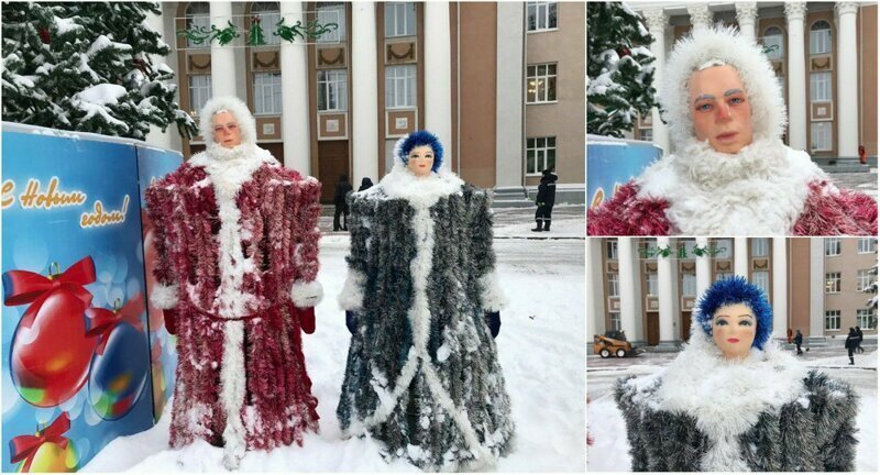 В Самарской области установили Деда Мороза, которого боятся дети