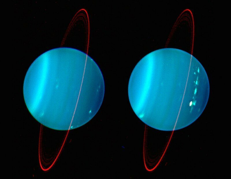 Названа возможная причина наклона оси вращения Урана