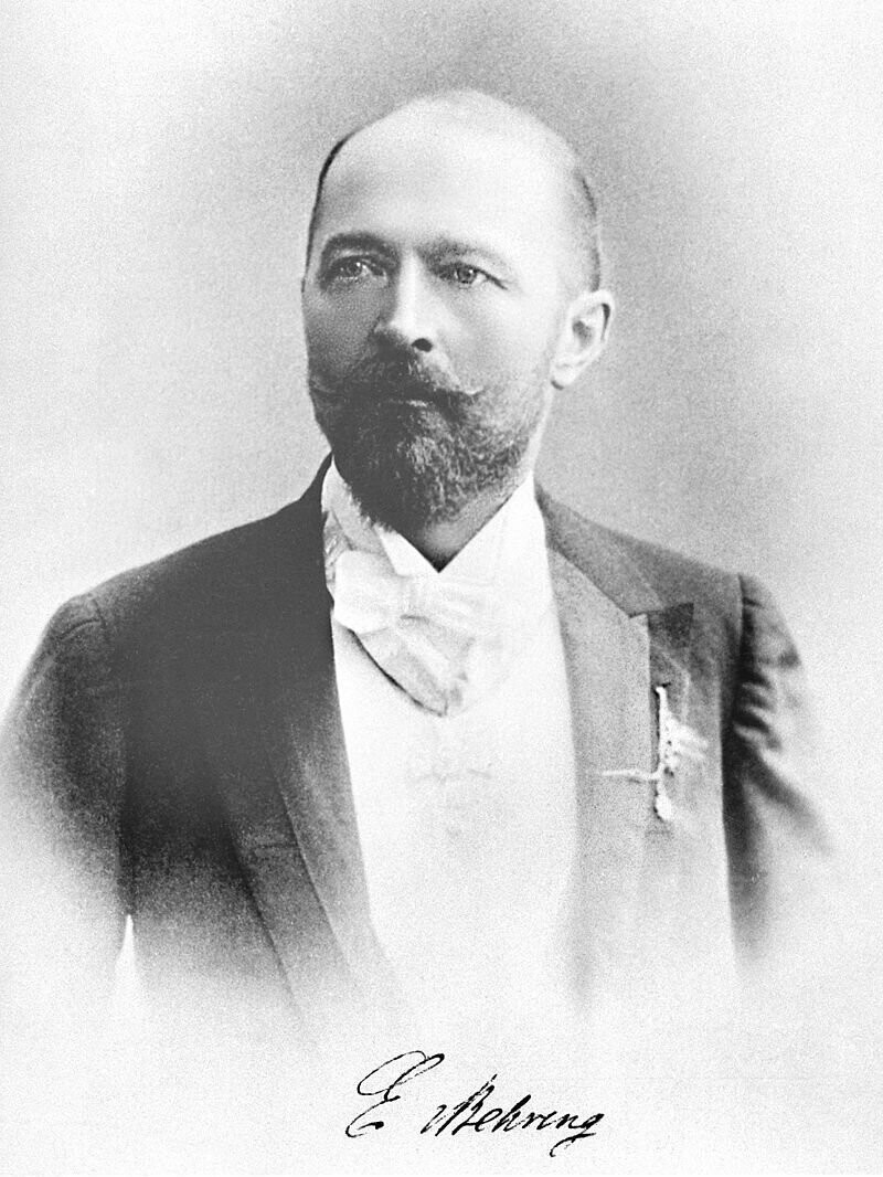Первый лауреат по медицине - Эмиль Адольф фон Беринг (1854—1917)