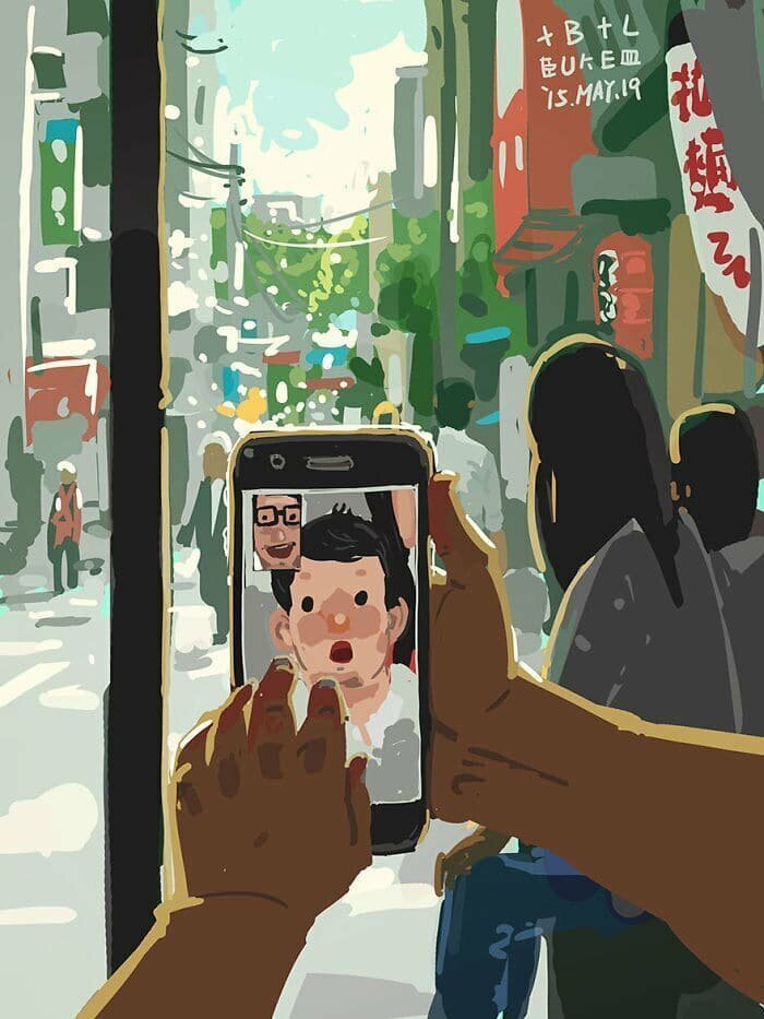 Художник из Тайваня с помощью рисунков коллекционирует трогательные моменты, проведённые с сыном