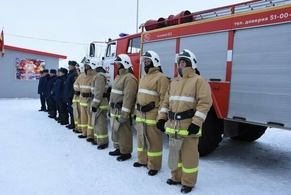 В Курской области открыли новое пожарное депо