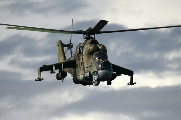 Вертолетная бригада ЦВО на Урале пополнилась тремя Ми-24П