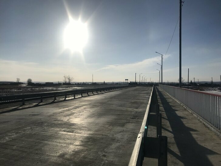 Новый мост через реку Хилок открыли в Забайкалье