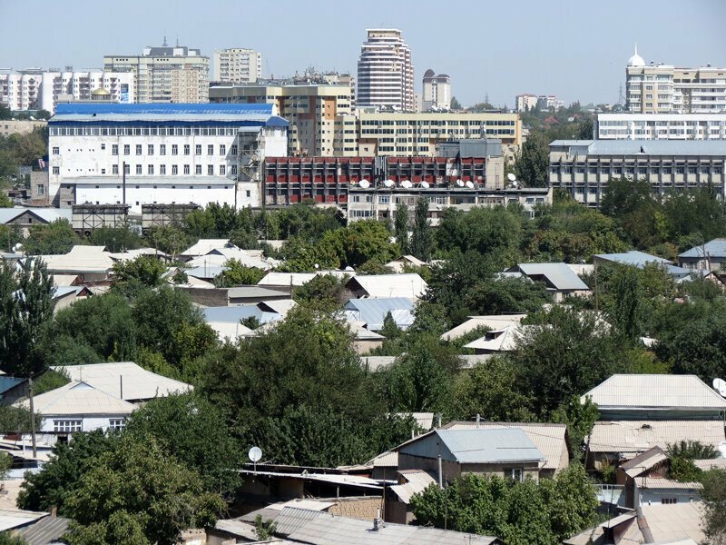 Областные центры Казахстана и Киргизии