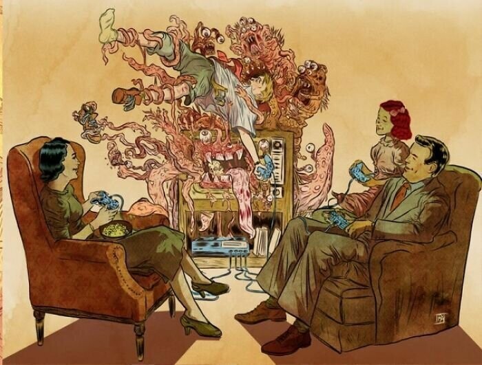 Испанский иллюстратор рисует жизненные карикатуры и вытаскивает наружу всё, что мы не хотим видеть