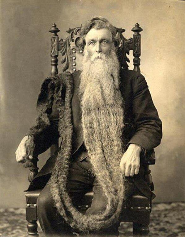 Этот человек умер, сломав шею, наступив на собственную бороду. США, 1867 год (152 года назад)