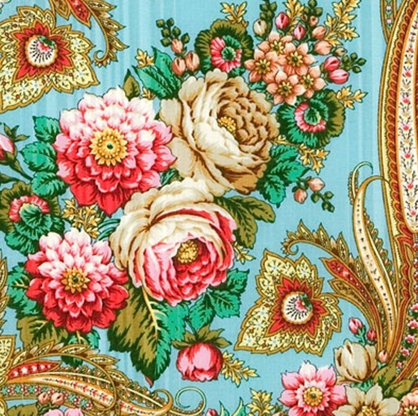 Рисунок павлово посадского платка