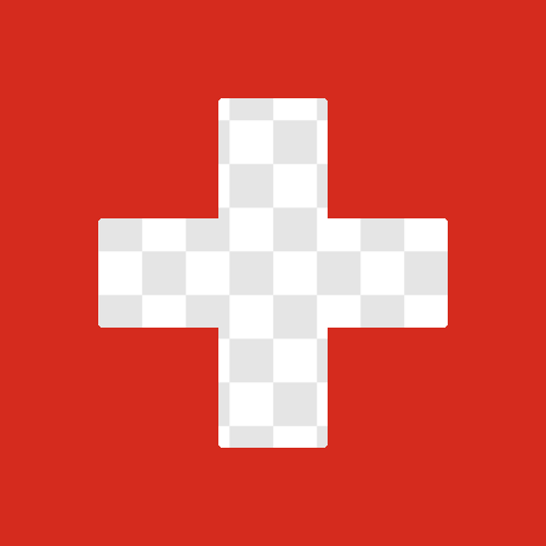 Какого цвета крест на флаге Швейцарии?