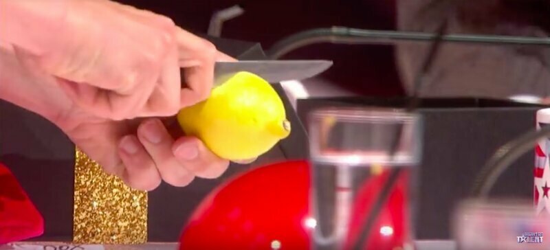 Фокус с лимоном