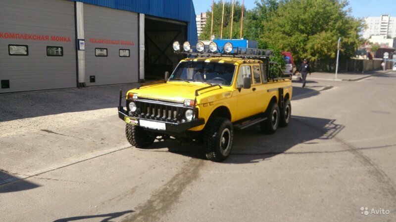 Уникальную «Ниву» LADA 6x6 выставили на продажу в Москве