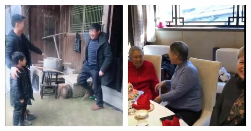 Китайцы создали новый мем-видео с четырьмя поколениями мам и пап, который подхватили по всему миру
