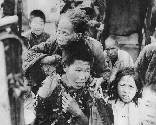 Великий китайский голод. Приблизительное число погибших — 43 млн.
